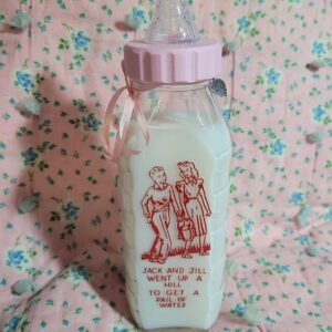 Vintage 8oz Glass Bottle